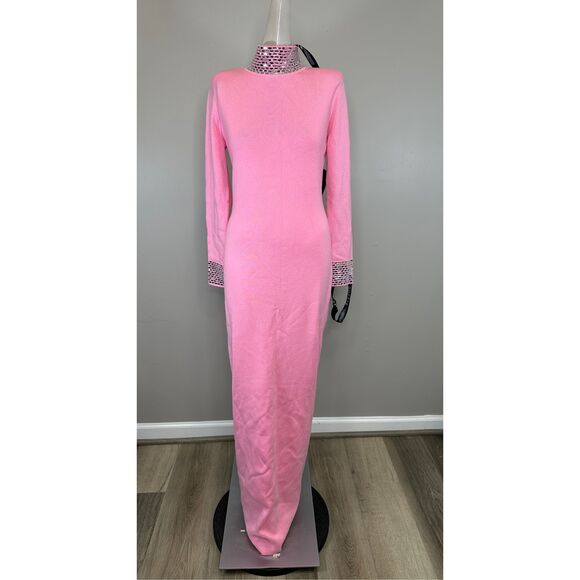 NWT RETROFETE MONROE EMBELLISHED KNIT DRESS SIZE M $548 - Picture 3 of 10